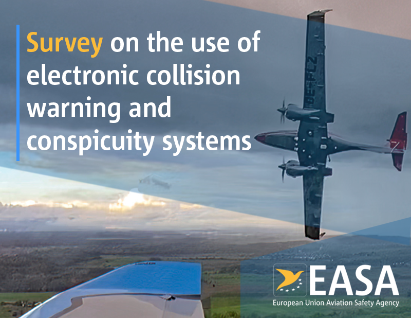 Indagine dell’EASA sull’uso dei sistemi elettronici di avviso di collisione e concomitanza